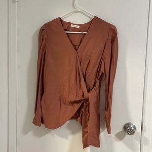 Rose Wrap Blouse